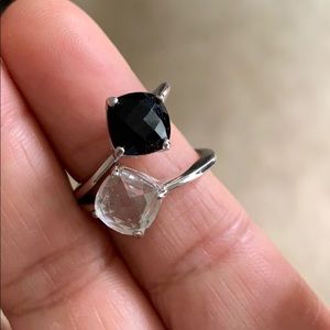 NWOT Swarovski Ring Pink, Blk or Clear SZ 7